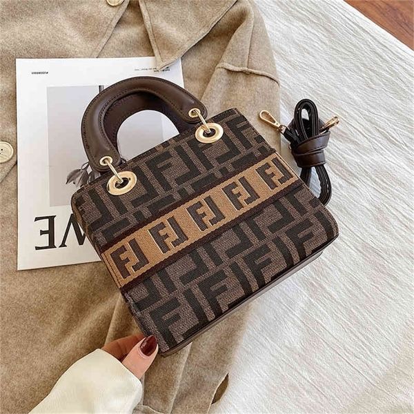 

22% off 2022 trend fashion design bags autumn small square portable printed letter