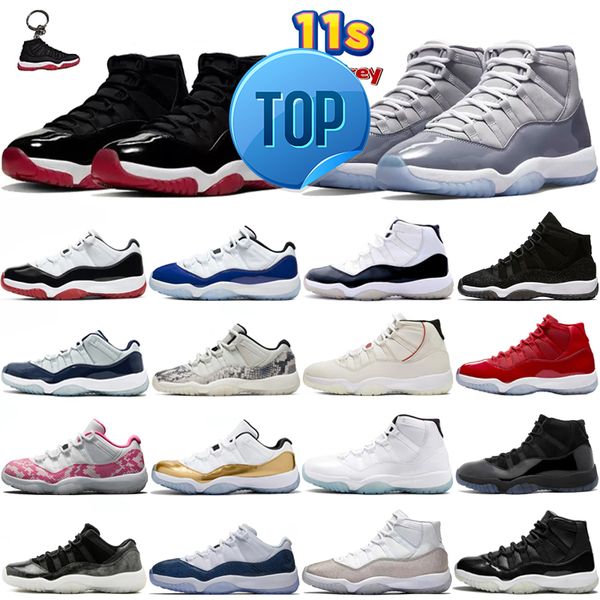 

2022 2022 sneakers trainers men women cool grey 11 11s mens basketball shoes 25th anniversary low legend university blue white bred concord, Black