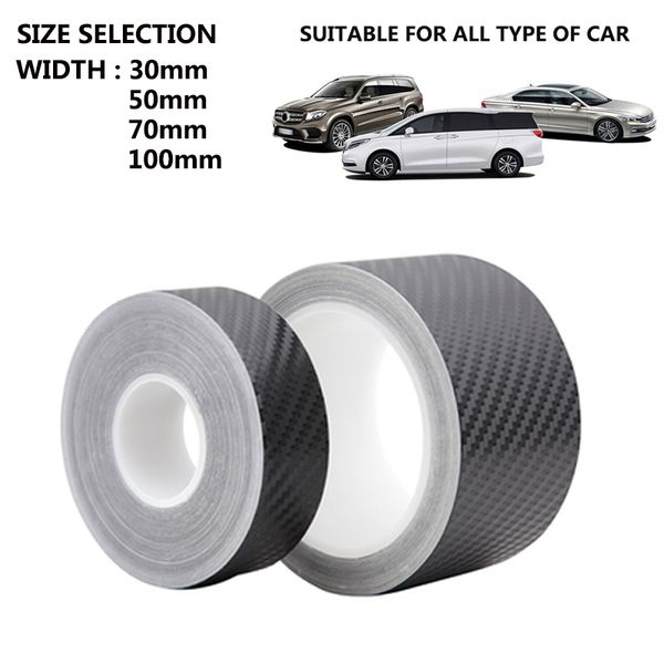 

carbon fiber nano glue car sticker protector film door edge protective car trunk door sill full body sticker vinyl accessory