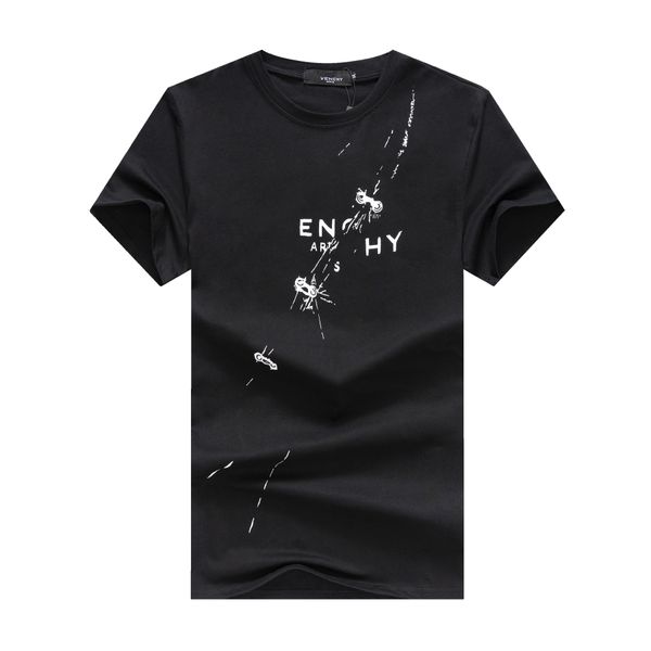 

men's t-shirt designer letter printing stylist casual summer breathable clothing for men and women high-grade high-quality cym25, White;black
