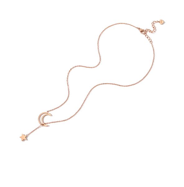 

zegl star moon necklace, Silver