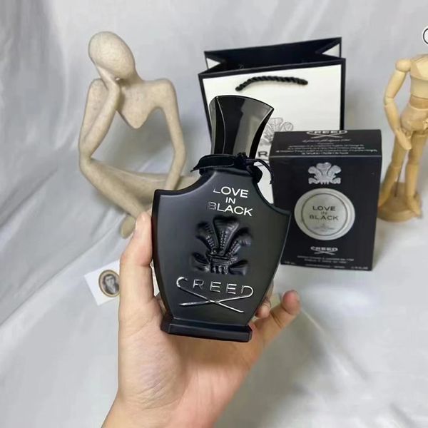 

highest quality woman perfumes fragrance spray new spray love in black white creed 75ml long lasting charming smell fast delivery