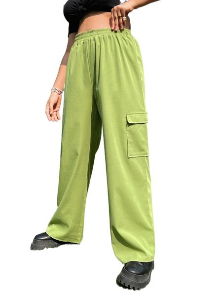 

plus flap pocket cargo pants k8ug#, Black