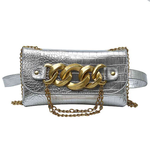

fashion belt luxury chain shoulder for women chest cute fanny pures crossbody bags waist pack 220419