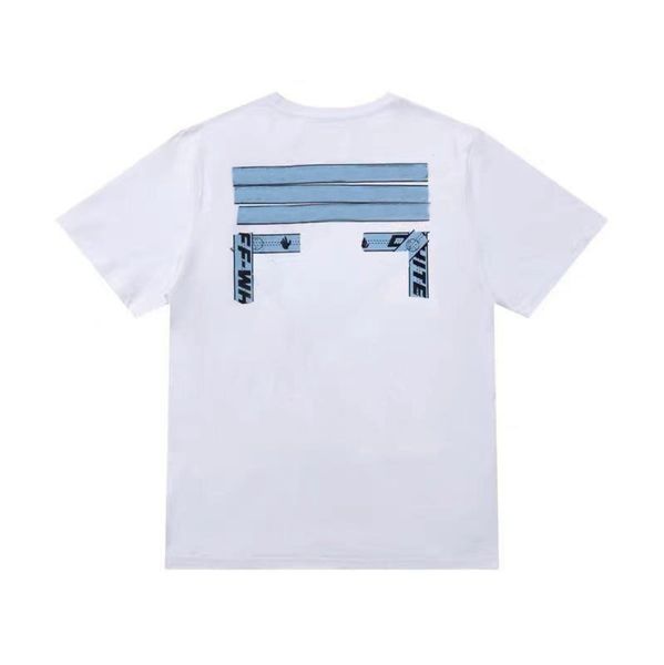 

summer mens loose t shirts fashion tees designers offs brands man women casual t-shirt luxury clothing street shorts sleeve letter arrow bl, White;black