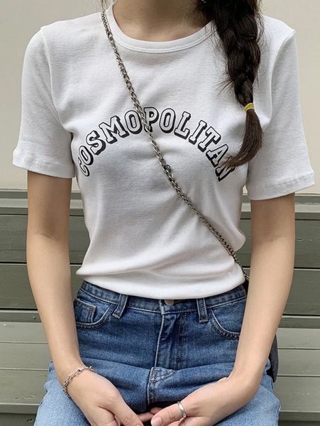 

dazy letter graphic tee g3xe#, White