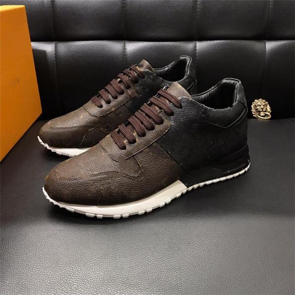 

luxurys designer italy time out sneakers low-casual shoes mens rubber outsole printed calfskin classic 38-44244s, Black;red