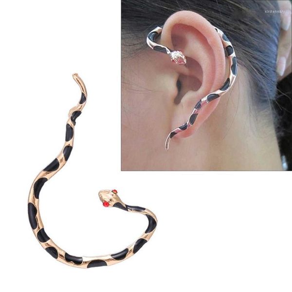 PC PC Punk Snake Ear Brincos de alpinista de prata Wrap Wrap Gothic Serpent Crawler GiftStud Studstud Kirs22