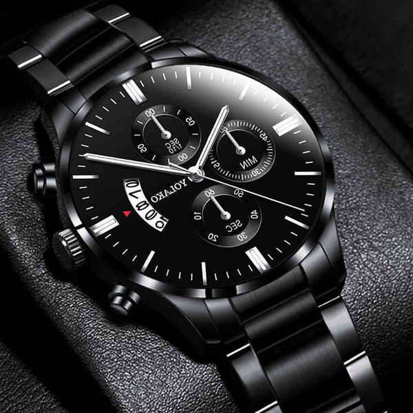 

watch reloj hombre fashion men stainls steel watch luxury calendar quartz busins watch man clock relogio masculino birthday, Slivery;brown