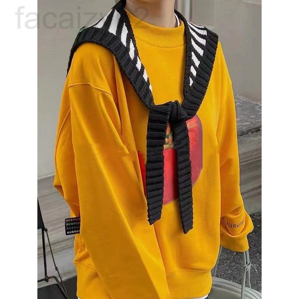 

women's t-shirt designer chaopai 22 early spring new leisure college style comfortable, lazy and versatile lace up classic black white