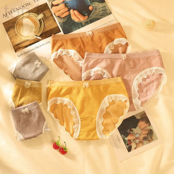 

women's panties designer [stand alone]seamless graphene underwear women's pure cotton bottom lace girls' briefs elk0, Black;pink