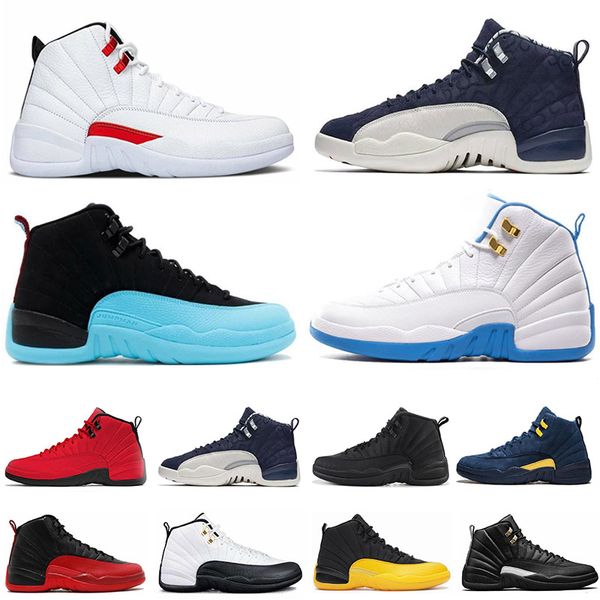 

2022 jumpman gamma blue 12 12s mens basketball shoes twist utility grind indigo reverse flu game dark concord ovo white royalty taxi fiba pl