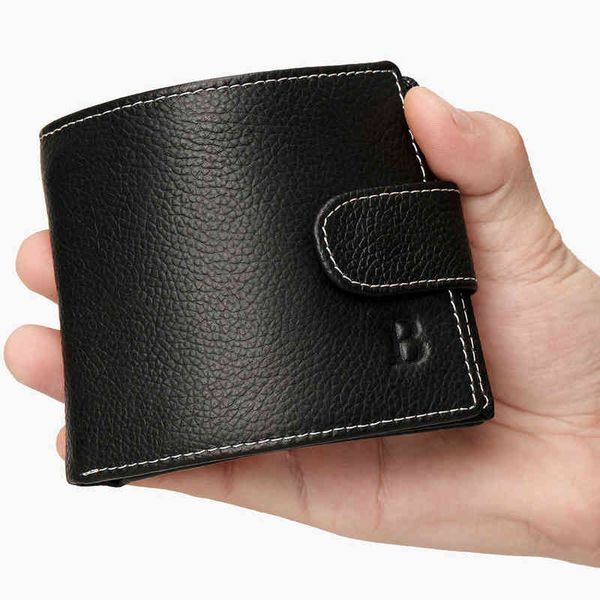 

men's wallet leather short zipper wallet wallet us dollar bag change pocket 220718, Red;black