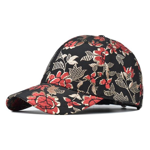 A última tendência de chapéu de beisebol revestido de algodão puro de alta qualidade e chapéus de sol bordados com cabeça de vaca