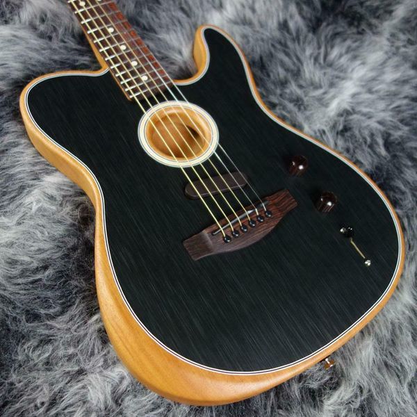 

acoustasonic player tele bk electric guitar