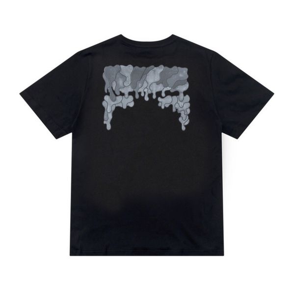 

brand mens classic fashion t shirts offs summer designer women loose tees quality t-shirt letter arrow oil painting black white tshirts lux, White;black