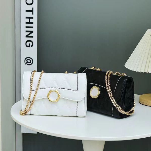 

fashion shoulder axillary bag buckles women chain handbag hand-held or slung