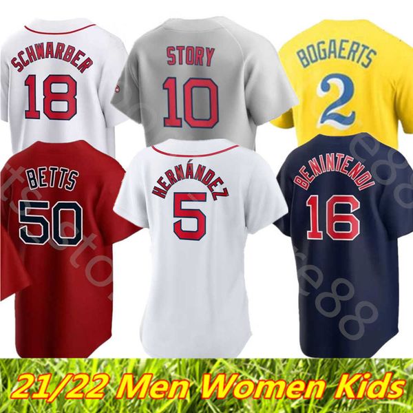 

TOP 2022 Custom S-4XL 10 Trevor Story 34 David Ortiz Jersey Ted Williams J.D. Martinez Chris Sale 2 Bogaerts 11 Rafael Devers Baseball, Colour 2