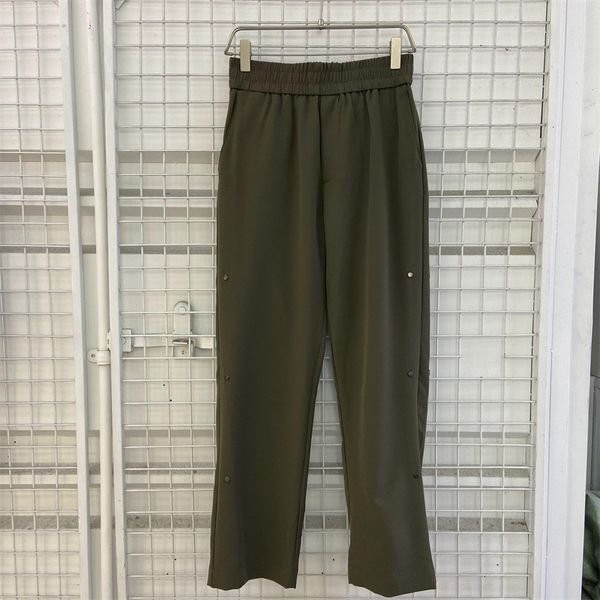 

real pics pockets cargo pants men women joggers drawstring sweatpants track trousers embroidery, Black