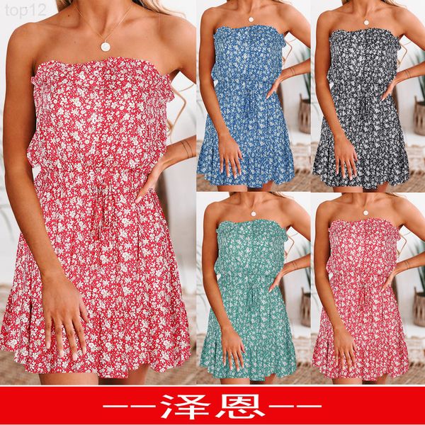 

designer designernew bra floral dress in spring and summer 2021 2022, Black;gray