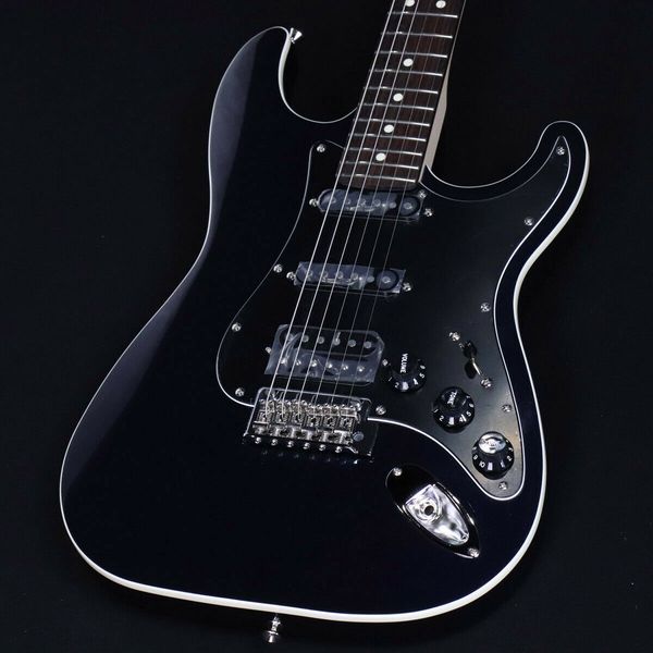 

aerodyne ii st hss rosewood gun metal blue electric guitar