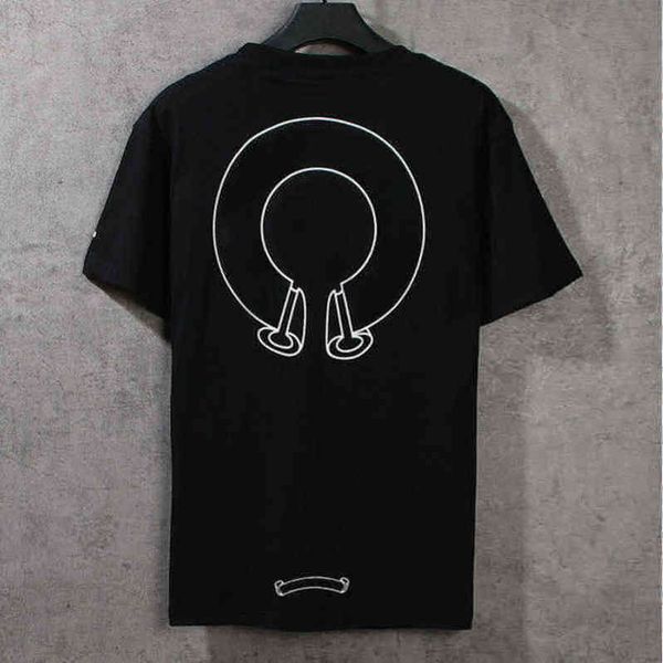 

loose summer ch men's classic designer t shirts short sleeves letter horseshoe sanskrit cross print sweatshirts t-shirts woman tees iaa, White;black