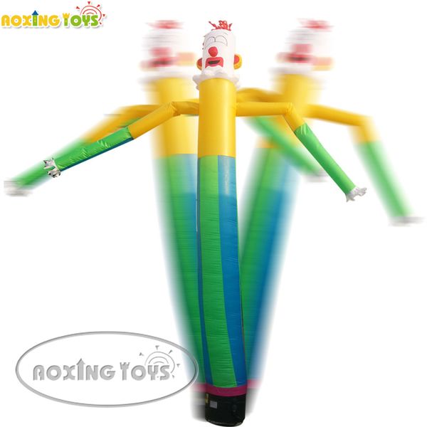 

6m height air dancer tireshop inflatable with blower sky clown swing human model for outdoor advertising decoration