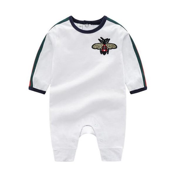 

ins baby clothes baby rompers spring autumn new romper cotton newborn baby girls boy kids designer cartoon bee infant jumpsuits cl237z, Blue