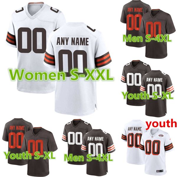 

men women youth cleveland''browns''jersey 2 amari cooper 4 deshaun watson 21 denzel ward 6 baker mayfield 24 nick chubb, Black;red