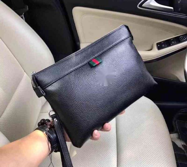 

lvs ggs bags luxury clutch casual business trendy hand brand men and strap can clutches be used black handbag detachable as size2 wbwix