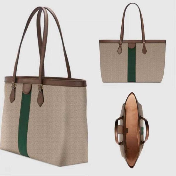 

shopping mall weekend outing beach vacation shoulder bags underarm bag shoppingbags women handbags totes brown handle 5 contrasting colors