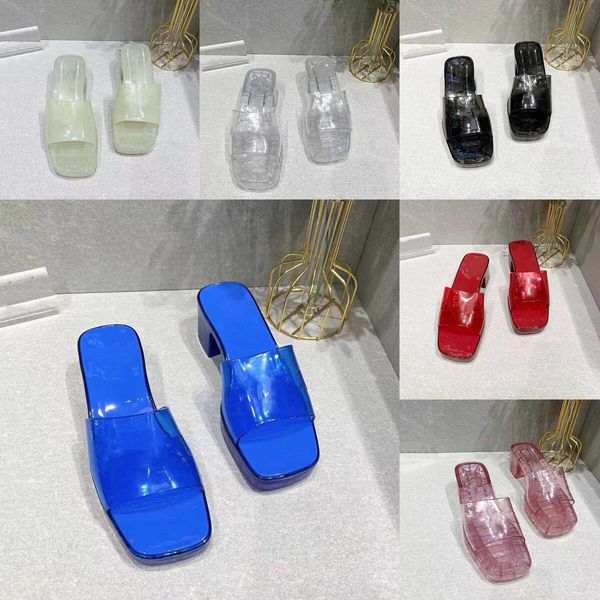 

the new fashion designer women sandals brand sandals classic slippers real leather high heels with box, Black