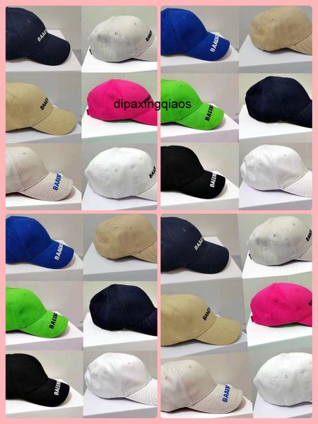 

ball caps designer balencaigass net red letter paris b baseball cap star embroidered duck tongue hat, Blue;gray