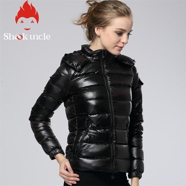 

style winter jacket hooded coat women fashion jackets winter warm woman clothing casual parkas #724 201127, Black