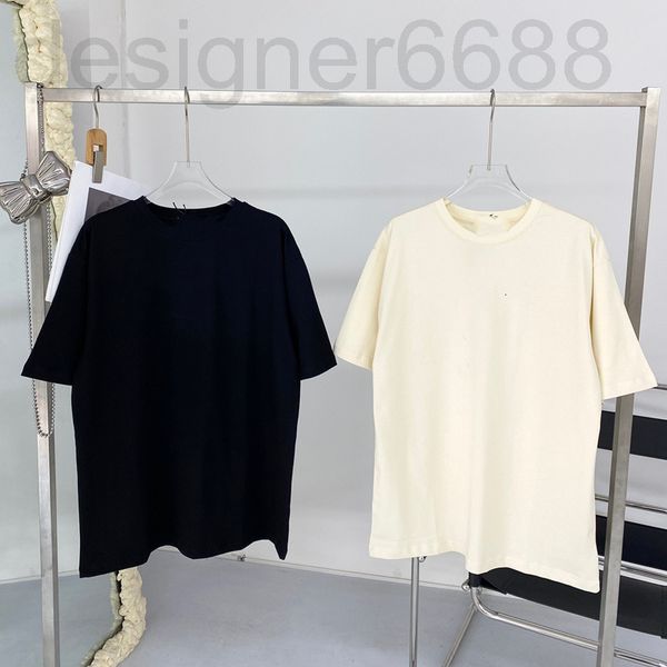 

women's t-shirt designer summer alphabet calendar print t-shirt round neck casual simple fashion loose men's and women's shor, White