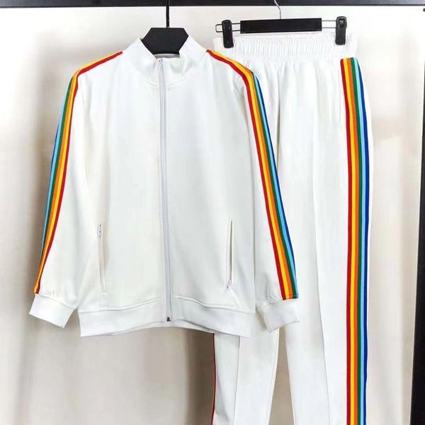 

luxury brand designer blue angel stripe zipper jacket jacket sport pants men and women isn't pa clothing new 22 eur s-xl ag01, Gray