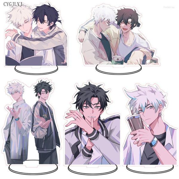 Schlüsselanhänger Anime Time Agent Schlüsselanhänger Männer Acryl Stehender Ring Unisex Elegant Cheng Xiaoshi Lu Guang Zubehör Weihnachtsgeschenke 15 cm Fred22