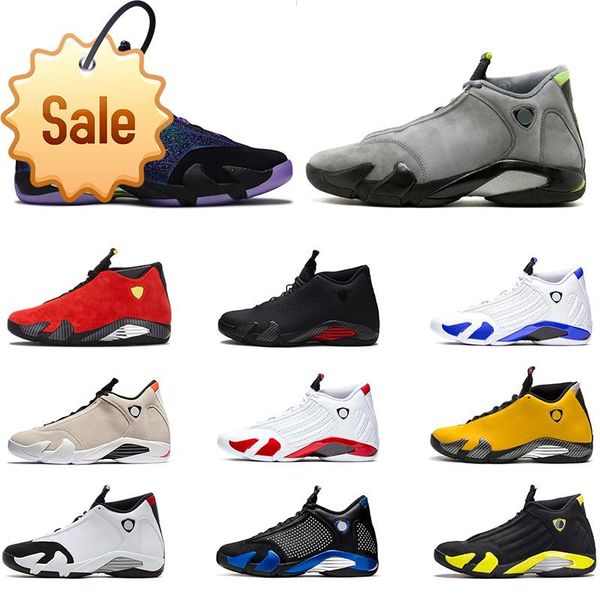 

14 14s basketball shoes graphite doernbecher black red candy cane toe red mens trainers sports sneakers runners size 40 -47