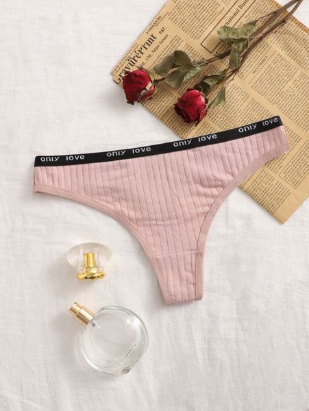 

letter tape thong 58pf#, Black;red