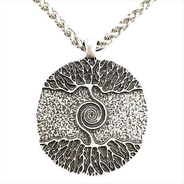 Collane con ciondolo Albero della vita Yggdrasil Fascino mondiale Talismano nordico Amuleto vichingo Collana pagana Uomo Donna Gioielli Ciondolo