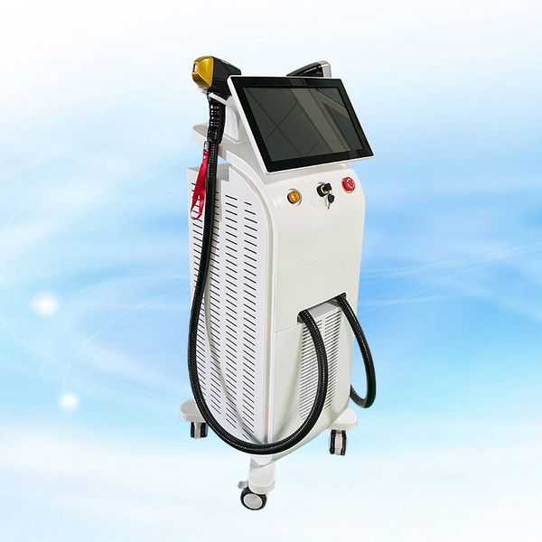 

professional 2 handle diode laser hair removal machine factory whole sales price spa clinic use, Black