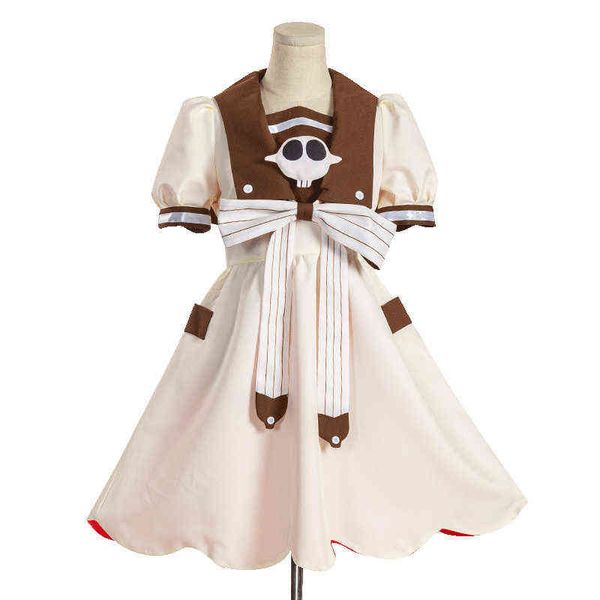 Costumi anime Cosplay rilegati in toilette Vieni vestito Puntelli per copricapo Parrucche anime Halloween Vieni per donna