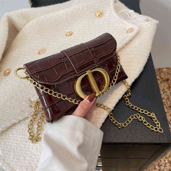 

factory online export designer tide brand ladies bags 2022 and south new chain women's msenger single shoulder mini letter fashion