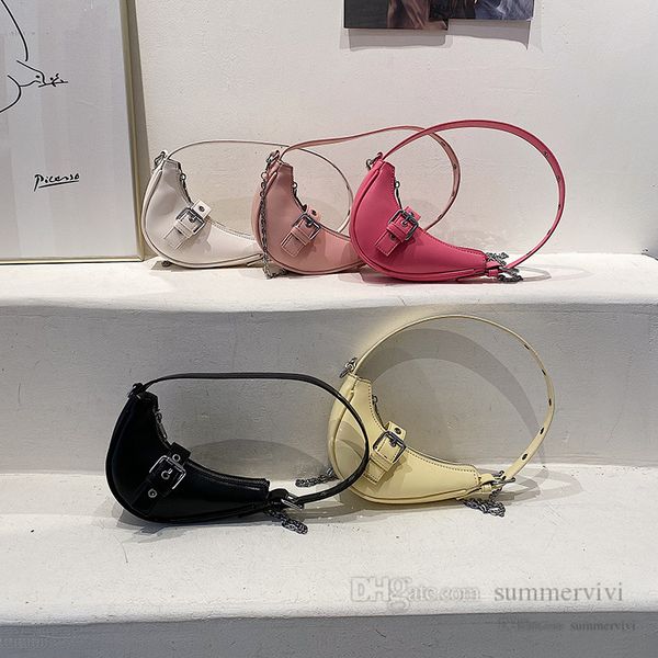 

ins kids handbags fashion children pu leather alar single shoulder bags children metals buckle chain messenger bag lady mini purse q6605, Black