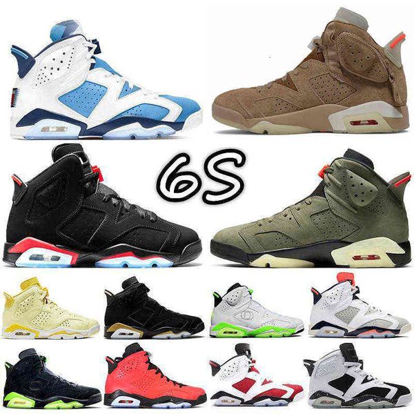

2022 6 6s university trainers blue mens basketball shoes sneakers british khaki black cat seoul bred dmp medium olive sports
