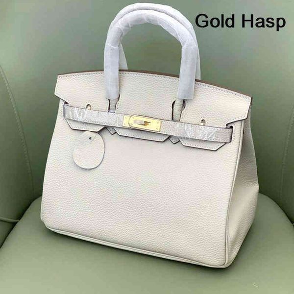 

handbag herme birkin togo handbags designer 30cm 25cm 35cm genuine leather crossbody bag goddess shoulder litchi pattern first layer