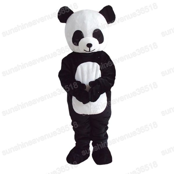 Halloween Panda Maskottchen Kostüm Cartoon Thema Charakter Karneval Festival Kostüm Weihnachten Erwachsene Größe Geburtstag Party Outdoor Outfit Anzug