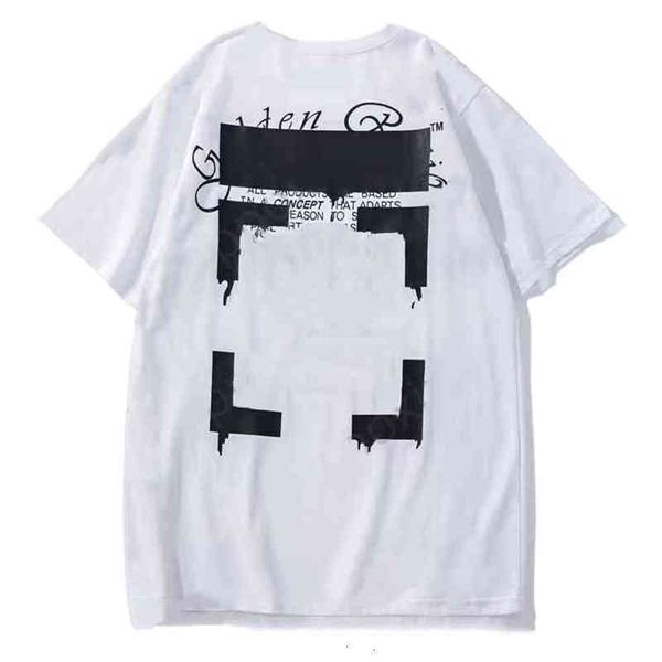 

off fashion t- shirts men's t-shirts s sketch drop ink arrow print casual short sleeve and women's lovers t-shirt printed letter x, White;black