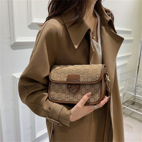 

canvas small new fashion texture single female armpit square in autumn and winter clearance outlet sale