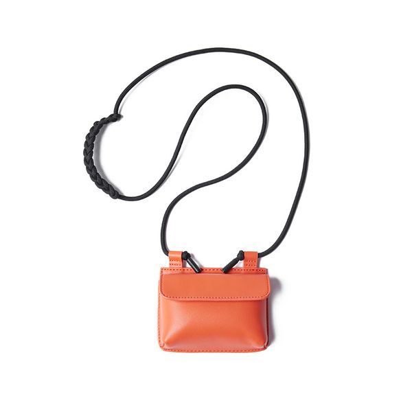 

simple solid color woven rope small leather bag purse mini small crossbody